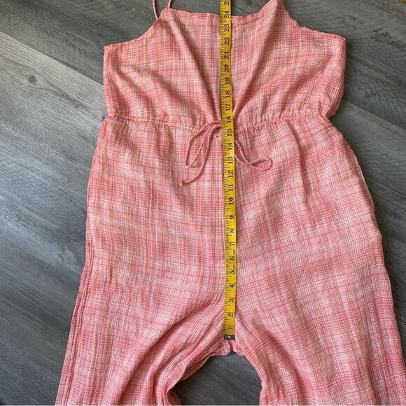 Urban Outfitters Audra Jumpsuit Gingham Plaid Medium Lined Party Vacation - Picture 11 of 15
